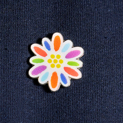 Daisy Appeal Nickel Plated Charity Pin Badge