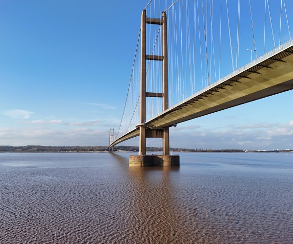 View of the Humber Bridge