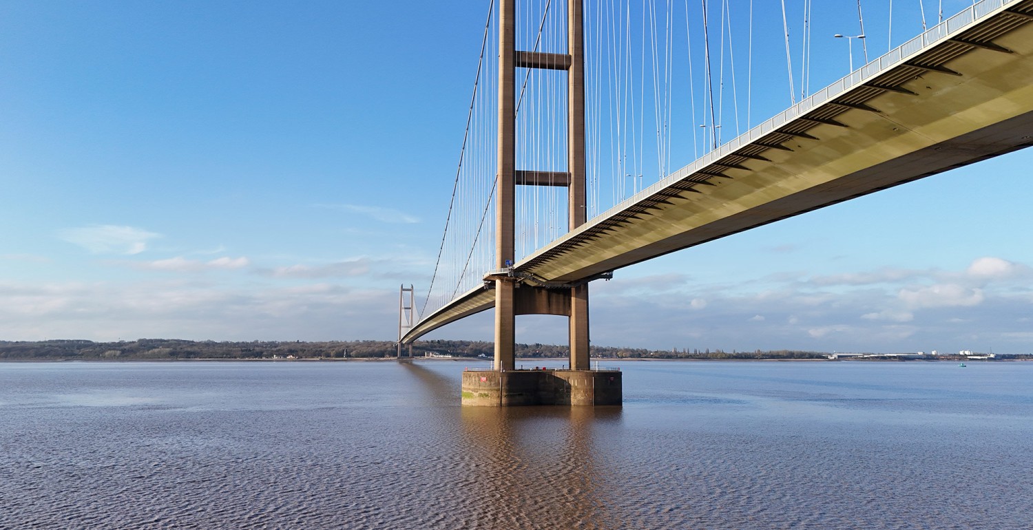 View of the Humber Bridge